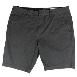 Volcom Shorts True To This Chino Men’s Size 38 Gray Flat Front